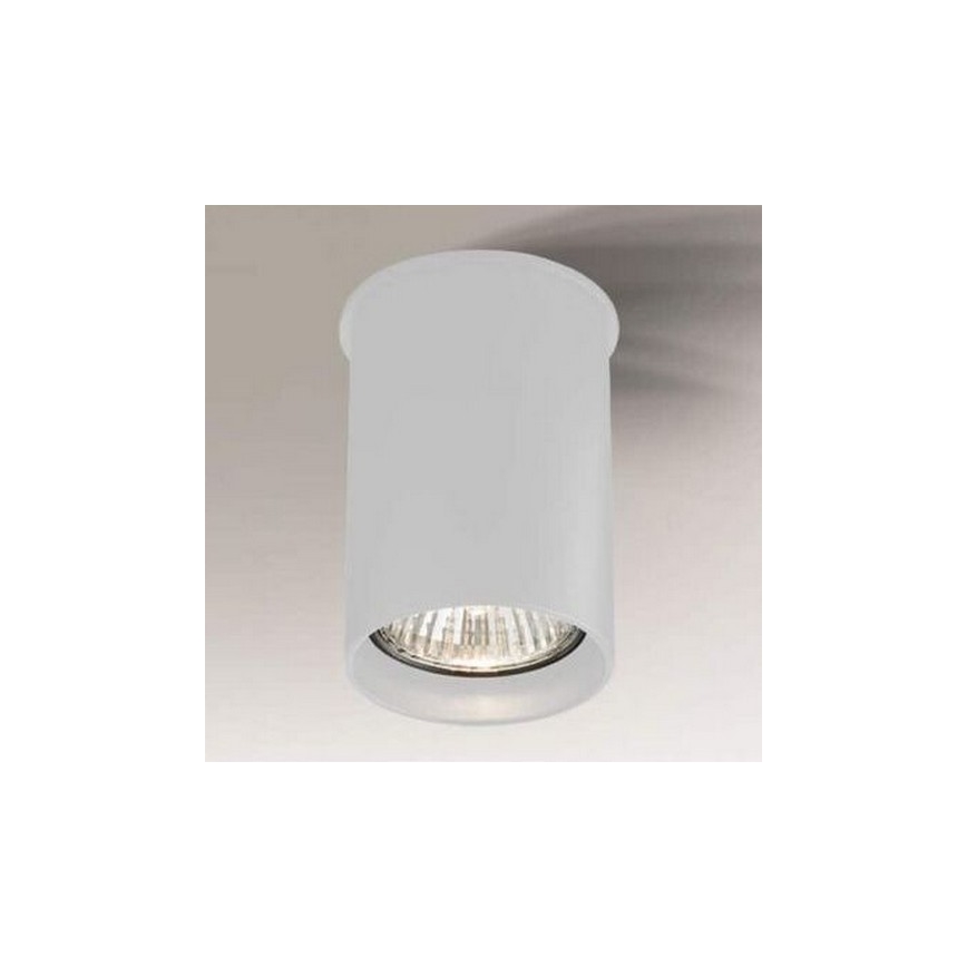 Shilo - Stropné svietidlo 1xGU10/15W/230V 9 cm biela