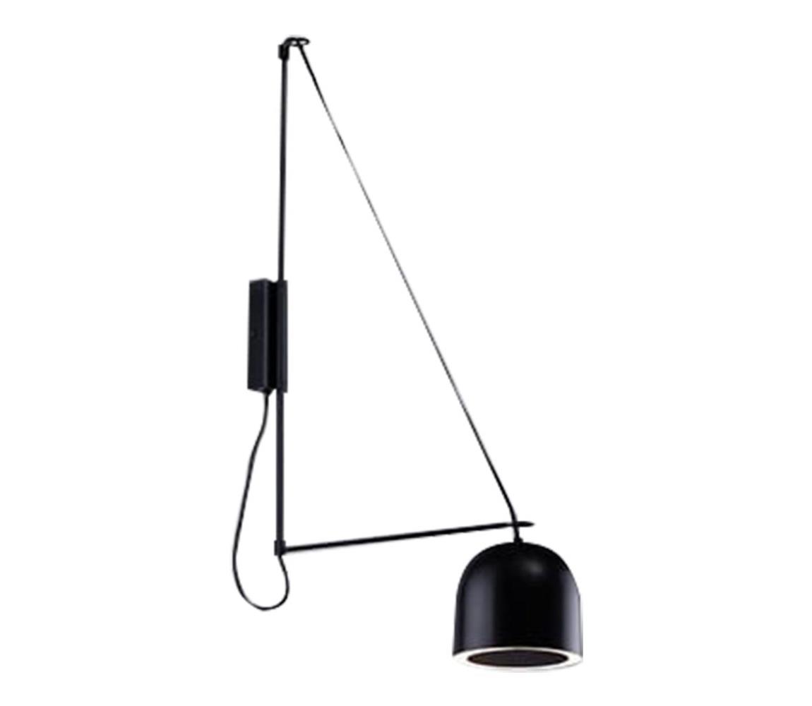 - 9018 - Nástenné svietidlo KABE DOHAR 1xE14/15W/230V čierna