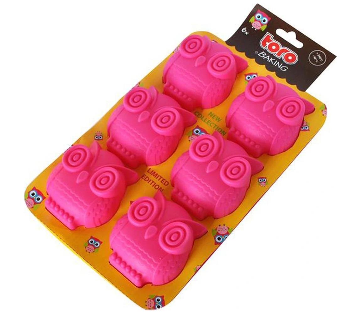 UTC Silikónová forma na muffiny TORO ružová 263657