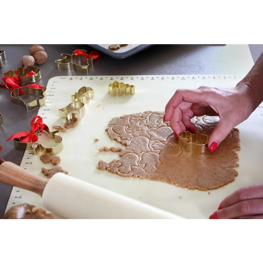 Silikónová kuchynská podložka TORO 52x42 cm krémová