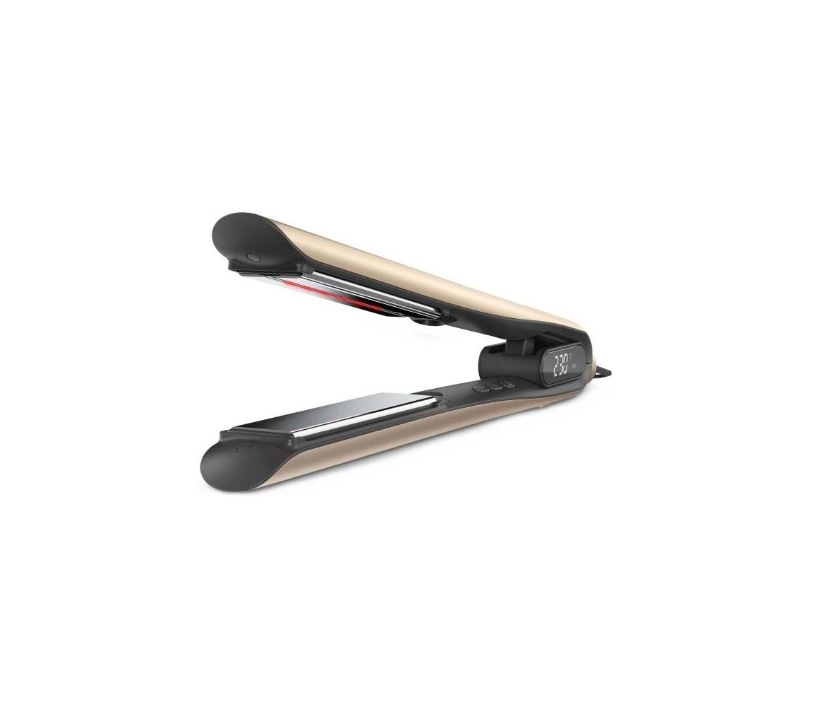 Silk’n - Infračervená žehlička na vlasy SILKY STRAIGHT 230V zlatá SIL-SILKYSTRAIGHT