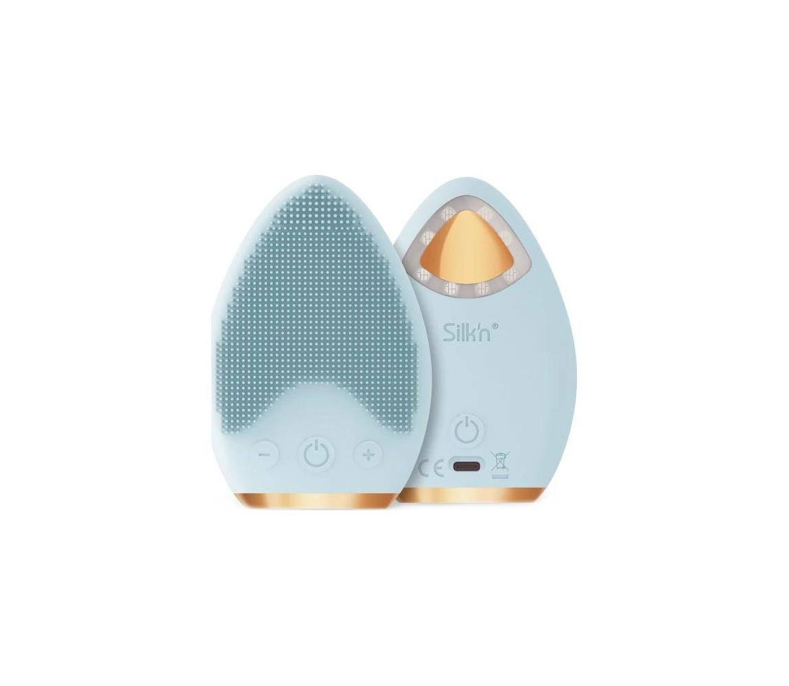 Silk’n - LED čistiaci kartáčik na tvár 4v1 BRIGHT LUX 5V/500 mAh modrý SIL-BRIGHTLUX