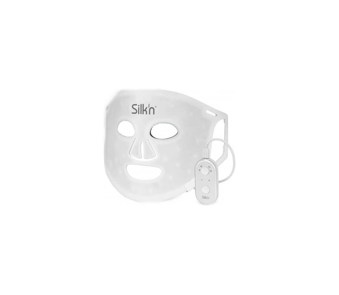 Silk’n - LED RGB terapeutická maska na tvár LED/5V biela + diaľkové ovládanie SIL-LEDFACEMASK