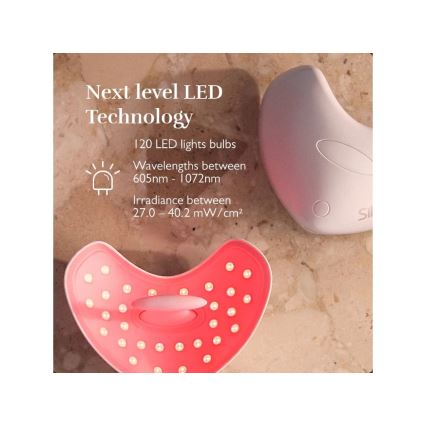 Silk’n - LED terapeutická maska na pery LED/5V 500 mAh béžová