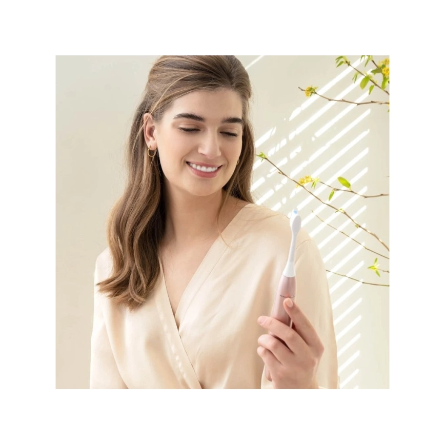 Silk’n - Sonická vibračná zubná kefka SONIC YOU 3350 mAh IPX7 ružovo-zlatá