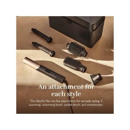 Silk’n - Sušič vlasov SILKYAIR FLEX 230V čierna/zlatá