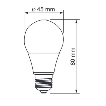 Sinclair - LED Žiarovka E14/5W/230V 3000K