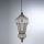 SIRU - Luster na reťazi BABÀ 1xE27/60W/230V pr. 30 cm číra/hnedá benátske sklo