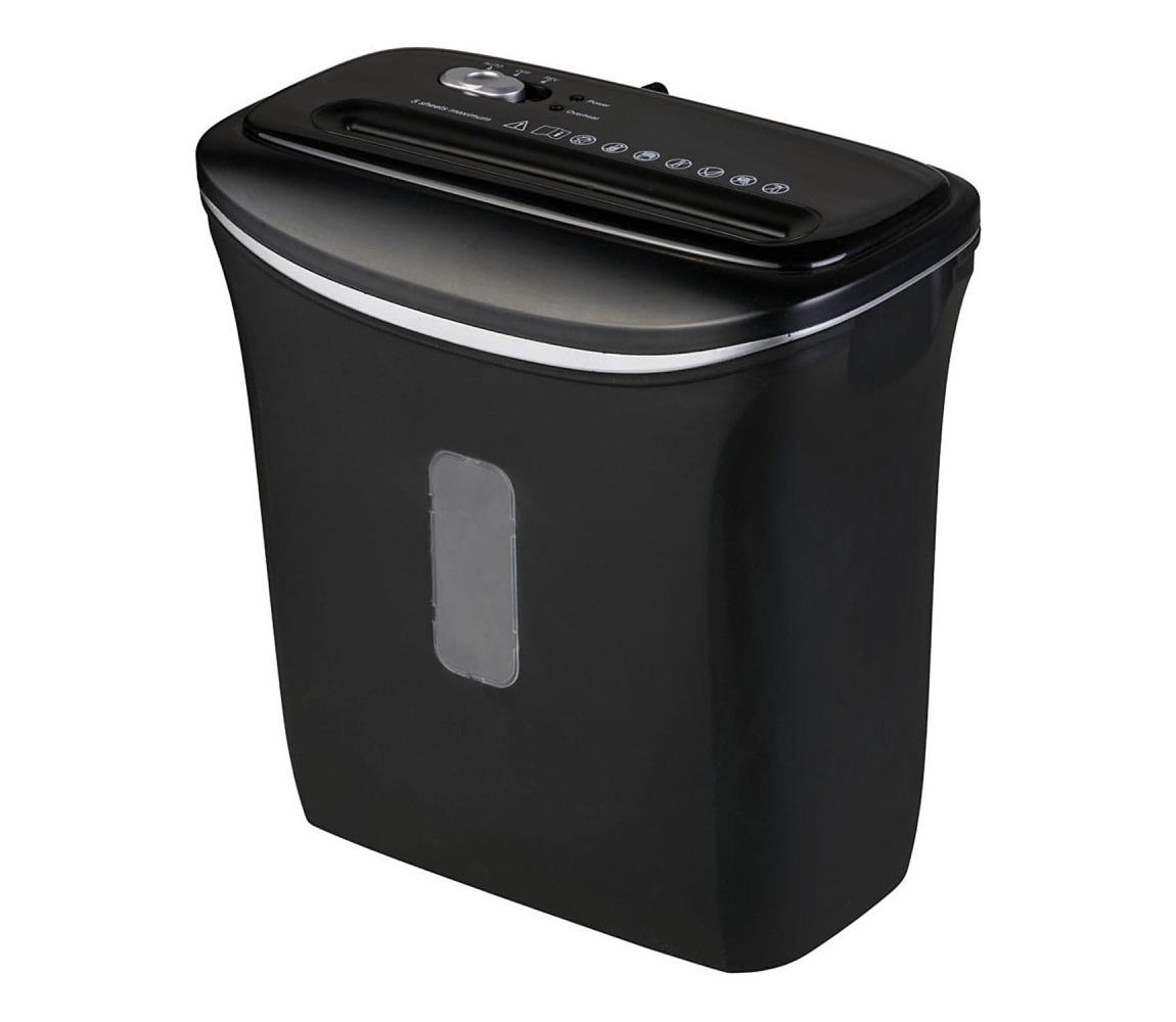 Skartovačka papiera A4, objem 12 l, 230V, čierna ONP506C