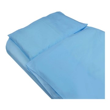 SkinPro Silver - Antibakteriálne prestieradlo 90x200 cm modré