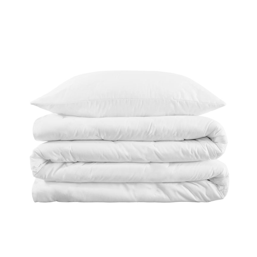 SkinPro Silver - Antibakteriálny povlak na prikrývku 140x200 cm biely