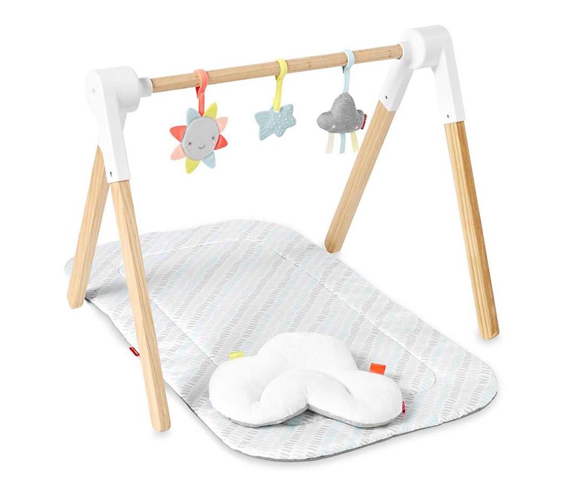 Skip Hop - Detská hracia deka s drevenou hrazdičkou LINING CLOUD 9P088810