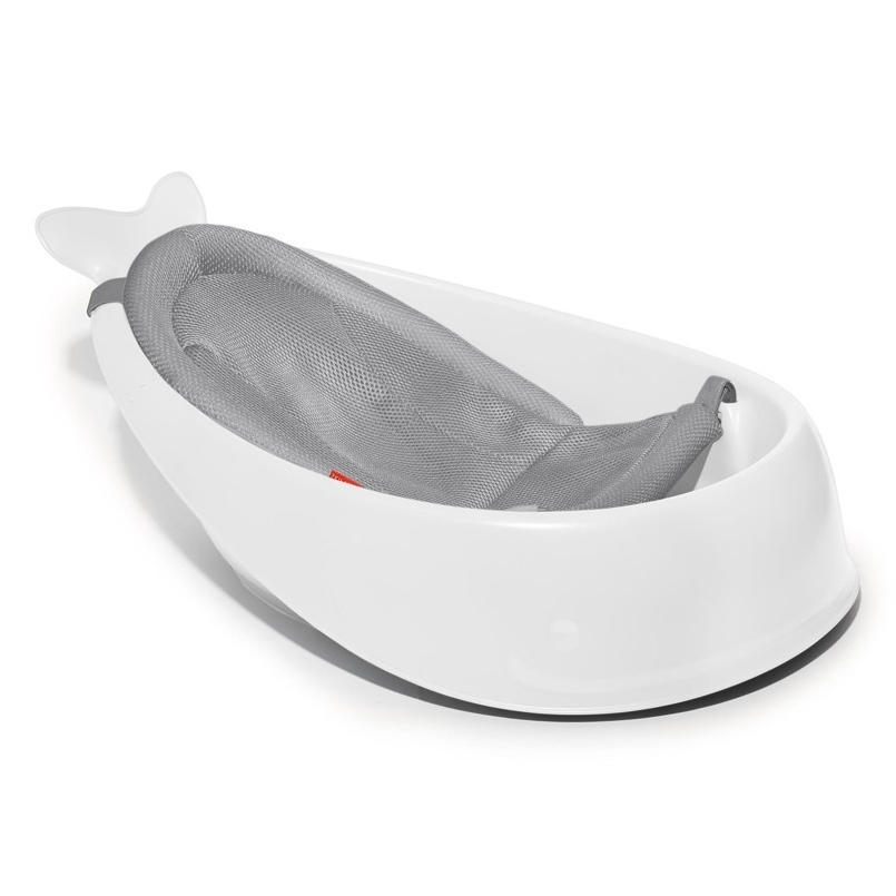 Skip Hop - Detská vanička s ergonomickou podložkou MOBY 3 biela
