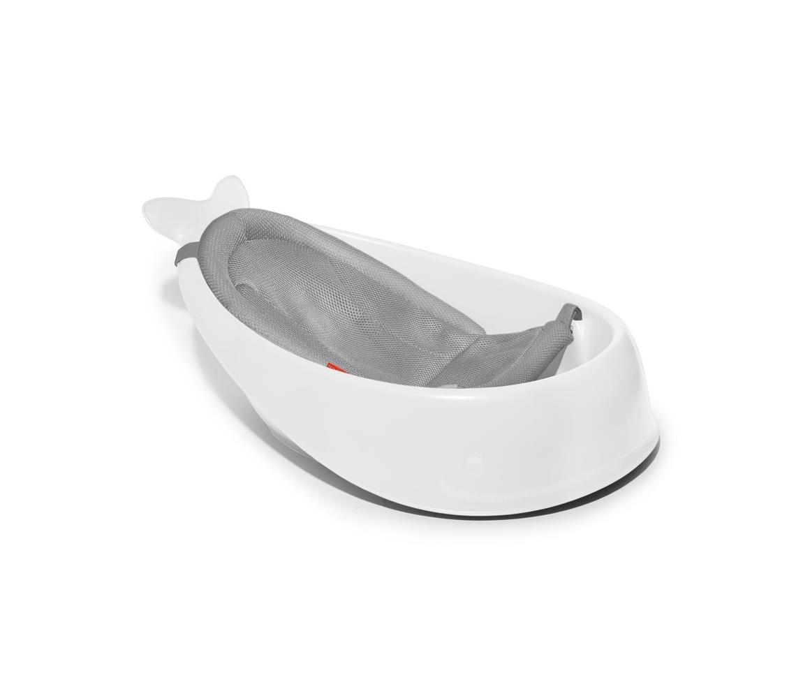 Skip Hop - Detská vanička s ergonomickou podložkou MOBY 3 biela 9P466810