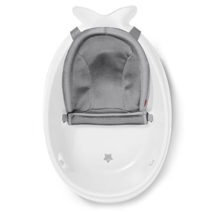 Skip Hop - Detská vanička s ergonomickou podložkou MOBY 3 biela