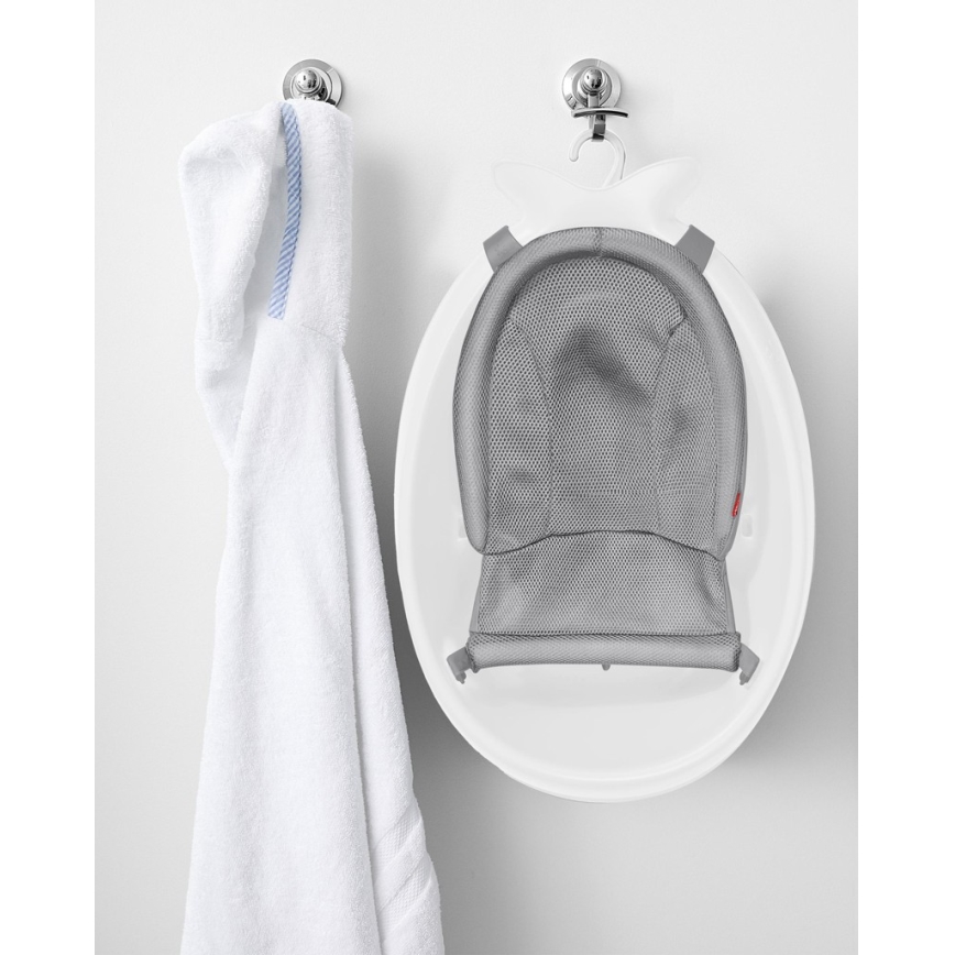 Skip Hop - Detská vanička s ergonomickou podložkou MOBY 3 biela