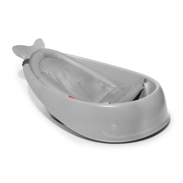 Skip Hop - Detská vanička s ergonomickou podložkou MOBY 3 šedá