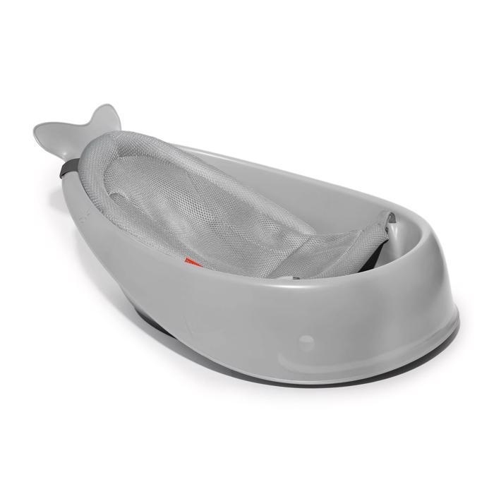 Skip Hop - Detská vanička s ergonomickou podložkou MOBY 3 šedá