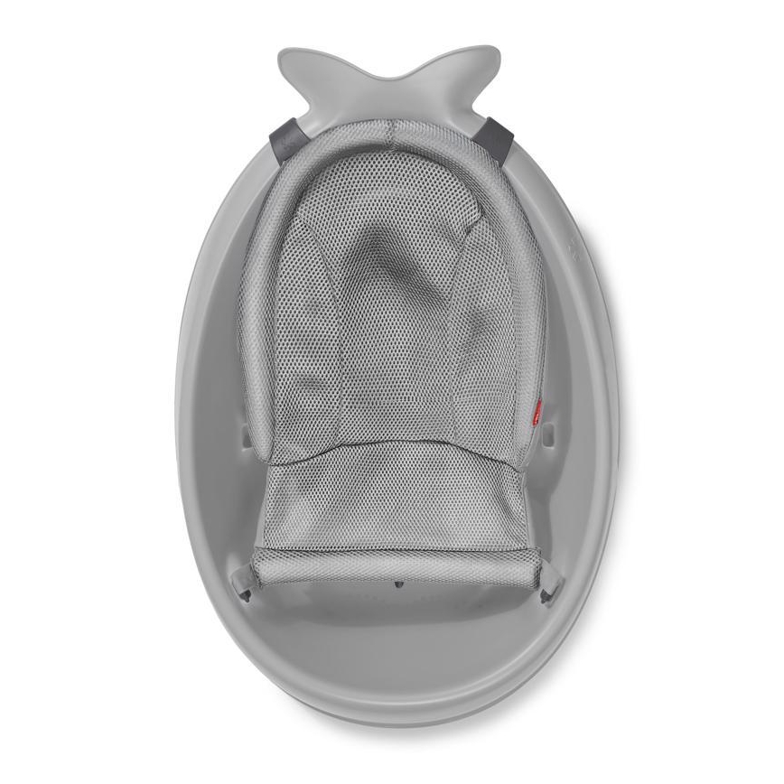 Skip Hop - Detská vanička s ergonomickou podložkou MOBY 3 šedá