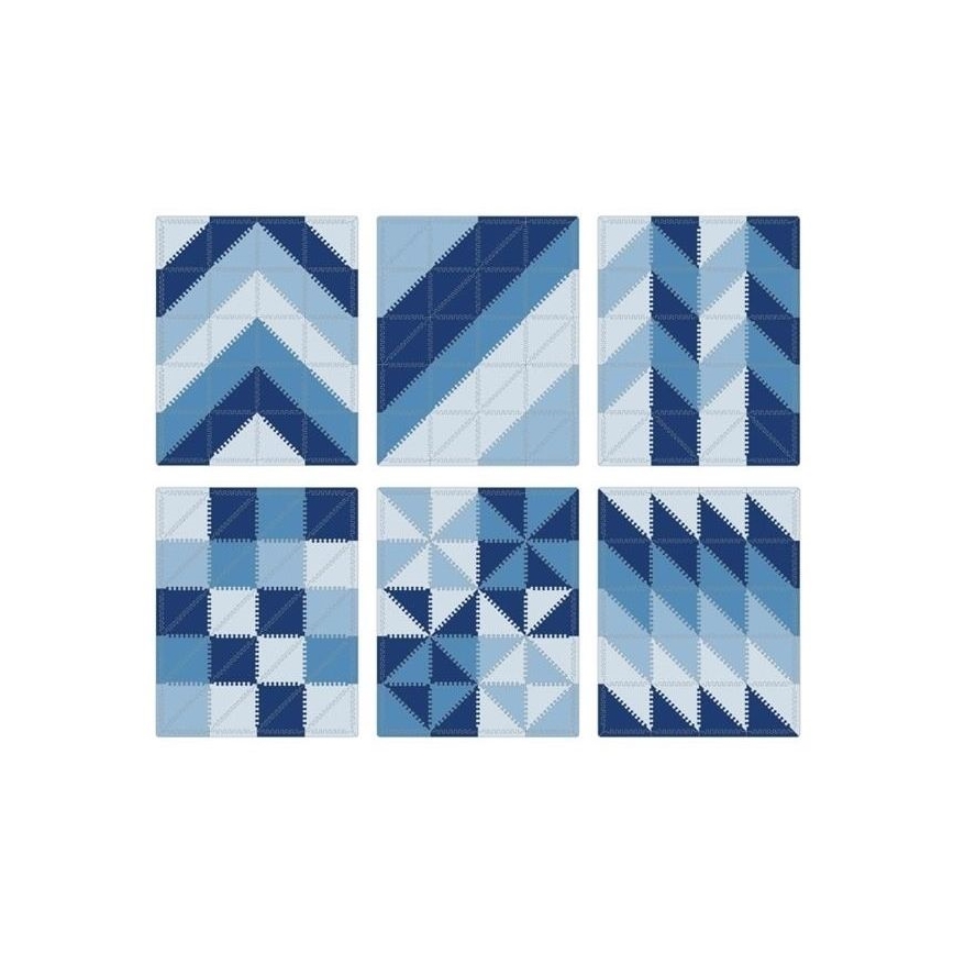 Skip Hop - Penové puzzle 72ks modrá