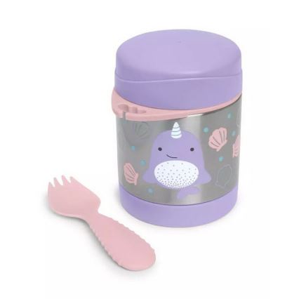 Skip Hop - Termoska na jedlo s lyžičkou/vidličkou ZOO 325 ml narval