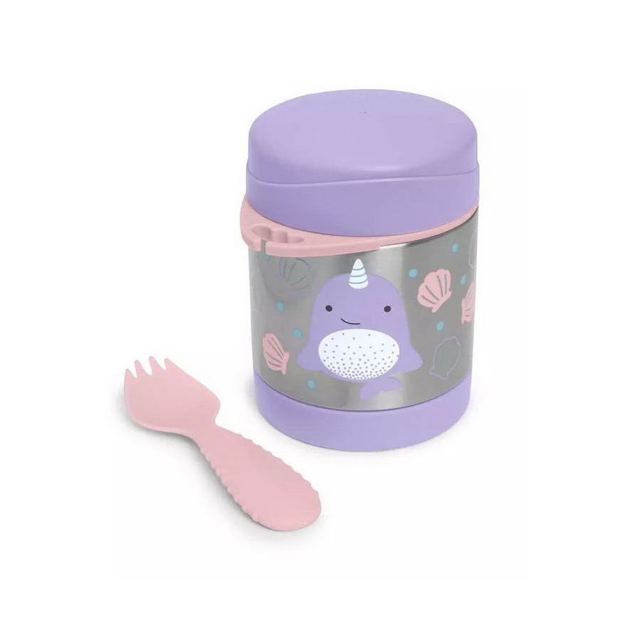 Skip Hop - Termoska na jedlo s lyžičkou/vidličkou ZOO 325 ml narval