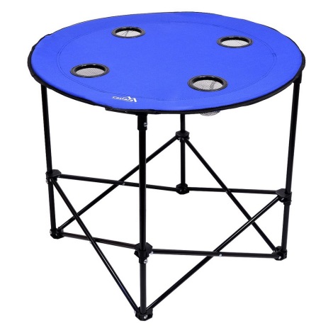 Skladací kempingový stôl modrá
