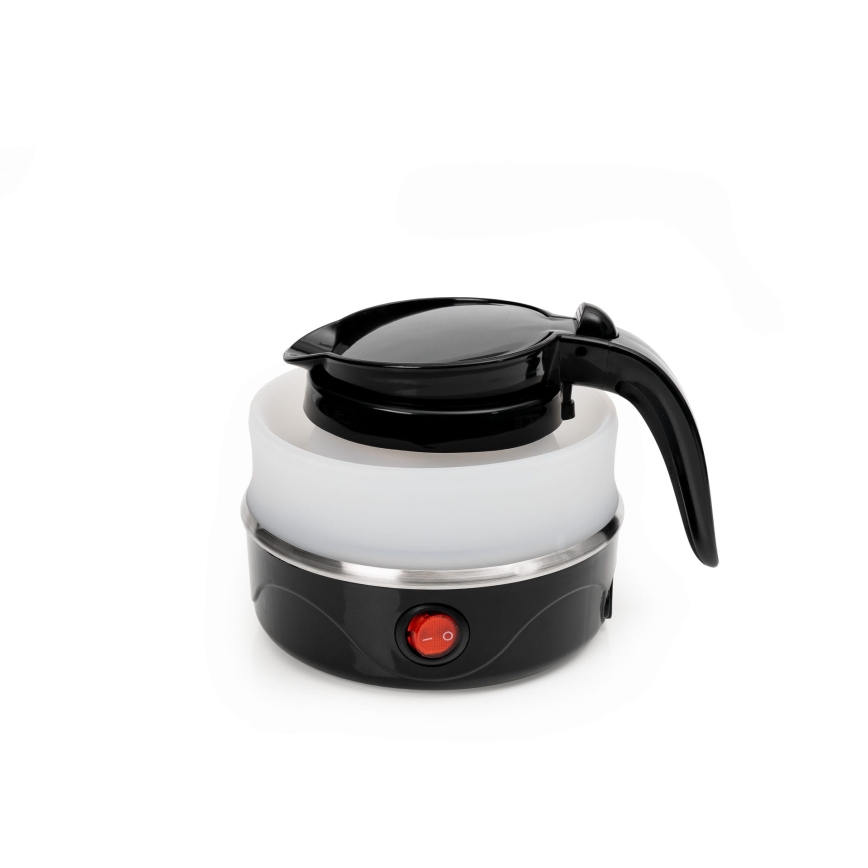Skladacia rýchlovarná kanvica 0,6l 600W/230V čierna