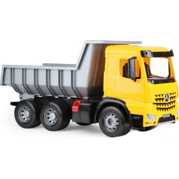 Sklápač Mercedes GIGA TRUCKS, 65 cm, žltá/šedá