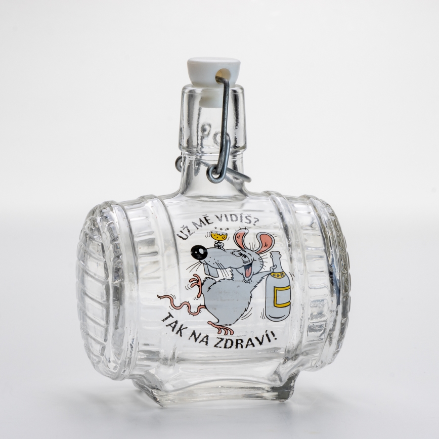 Sklenená fľaša 0,5 l súdok