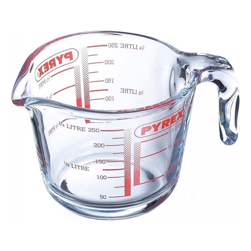 Sklenená odmerka PYREX 0,25 l