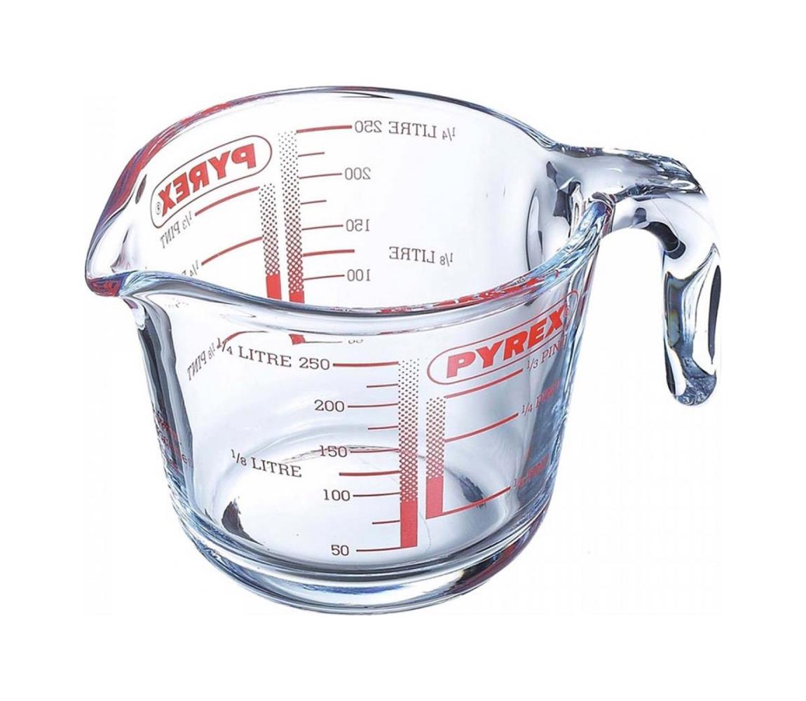UTC Sklenená odmerka PYREX 0,25 l 259B000/8016
