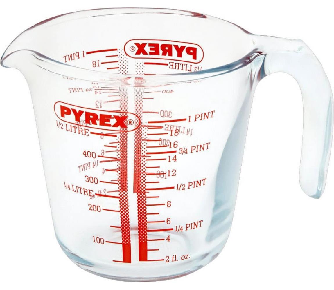 UTC Sklenená odmerka PYREX 0,5 l 263B000/8046