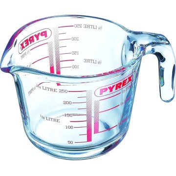 Sklenená odmerka PYREX 1 l