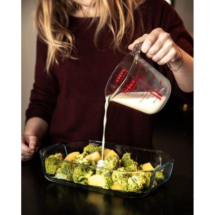 Sklenená odmerka PYREX 1 l