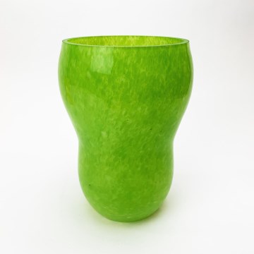 Sklenená váza 20cm zelená