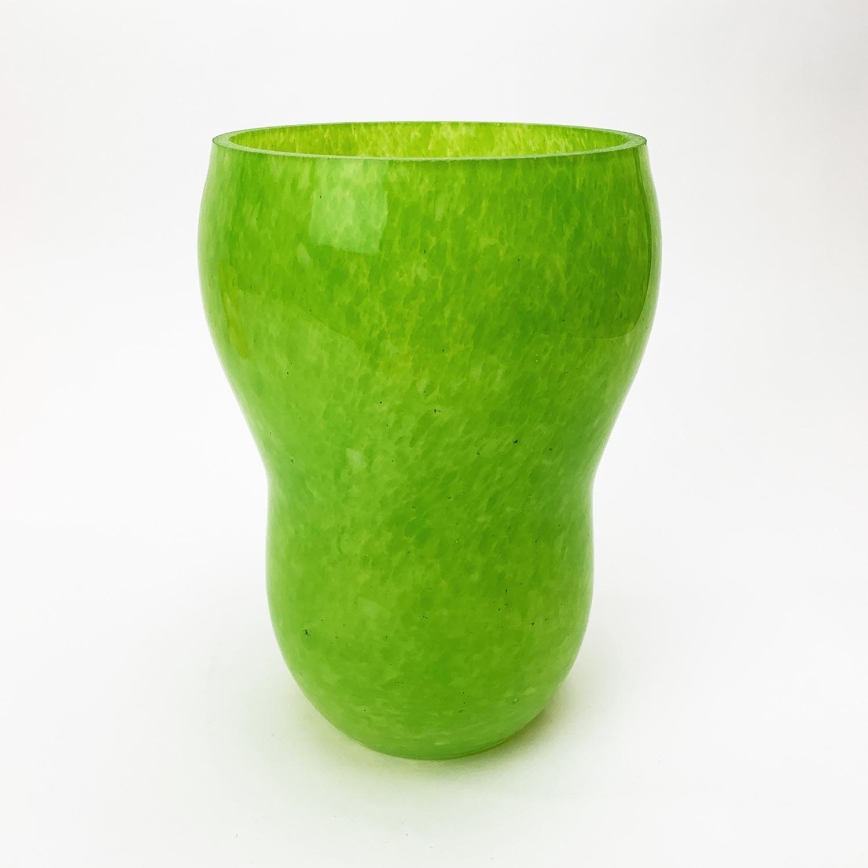 Sklenená váza 20cm zelená
