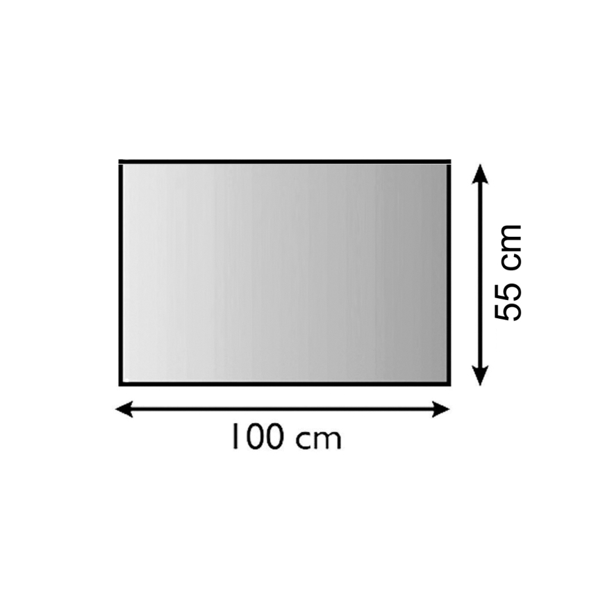 Sklo pod kachle 1000x550x6 mm obdĺžnik