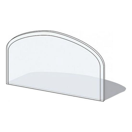 Sklo pod kachle 1000x550x6 mm poloblúk