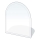 Sklo pod kachle 1100x1000x8 mm poloblúk