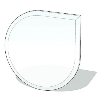 Sklo pod kachle 1100x1100x6 mm slza
