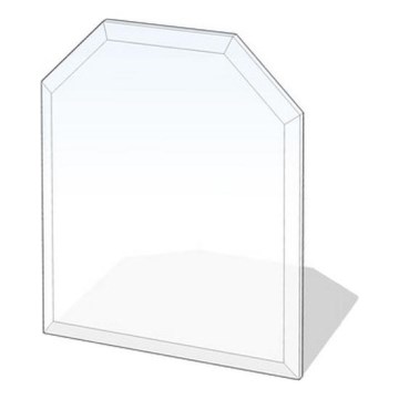 Sklo pod kachle 1200x1000x8 mm