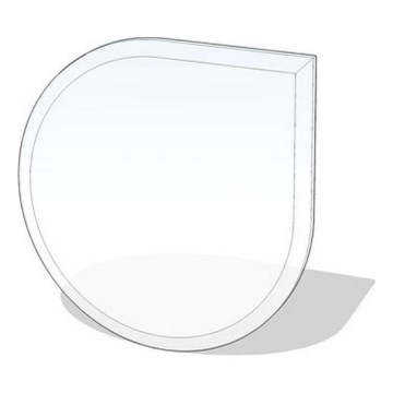 Sklo pod kachle 1250x1250x8 mm slza