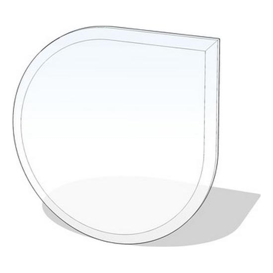 Sklo pod kachle 1250x1250x8 mm slza