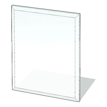 Sklo pod kachle 900x750x8 mm obdĺžnik