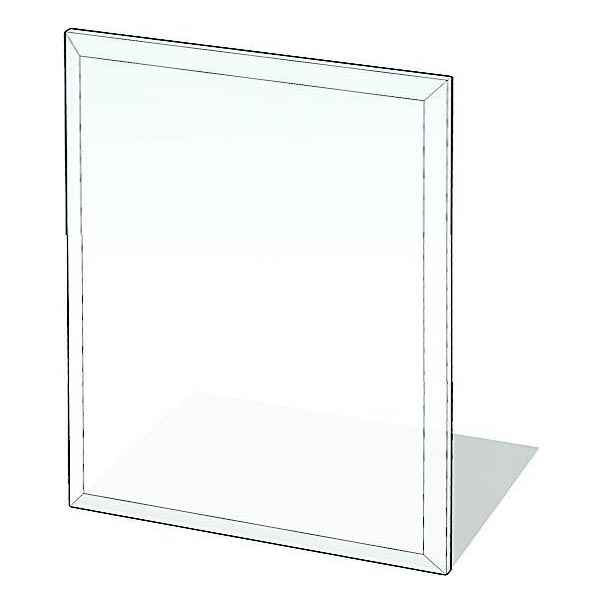 Sklo pod kachle 900x750x8 mm obdĺžnik