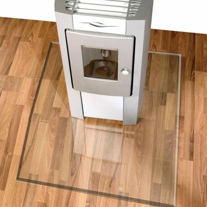Sklo pod kachle 900x750x8 mm obdĺžnik
