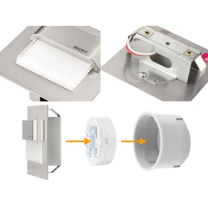 LED Nástenné svietidlo TANGO 0,8 W/10V