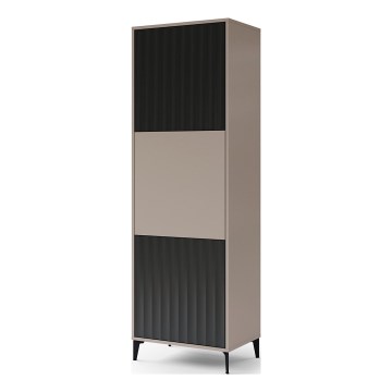 Skrinka RONJA taupe/čierna