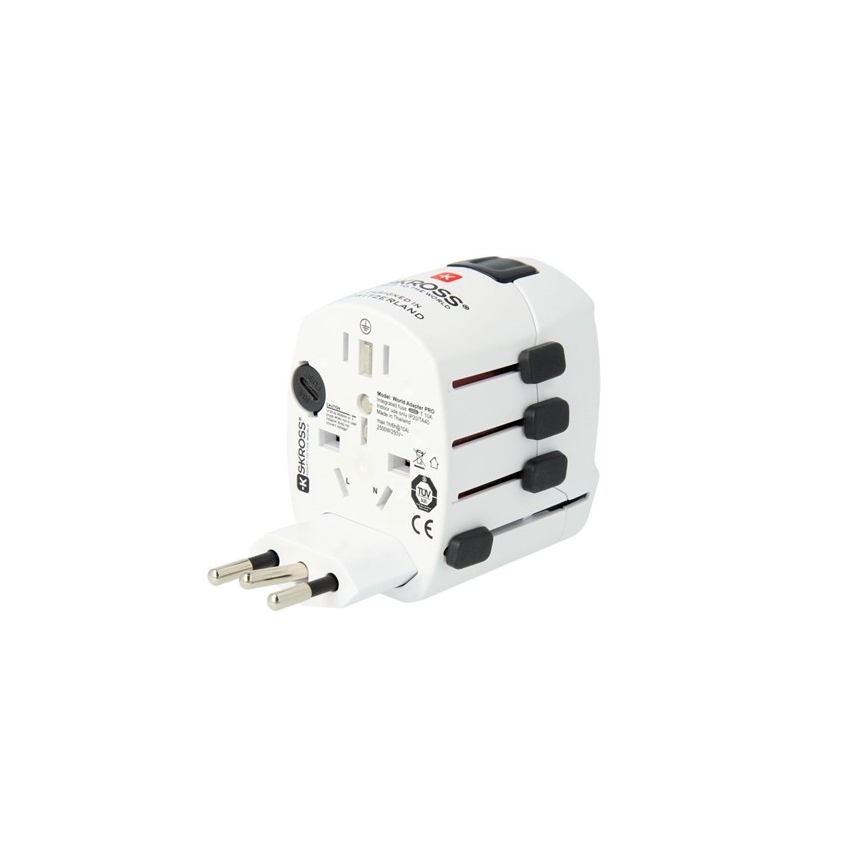 SKROSS - Cestovný adaptér univerzálny 6,3A